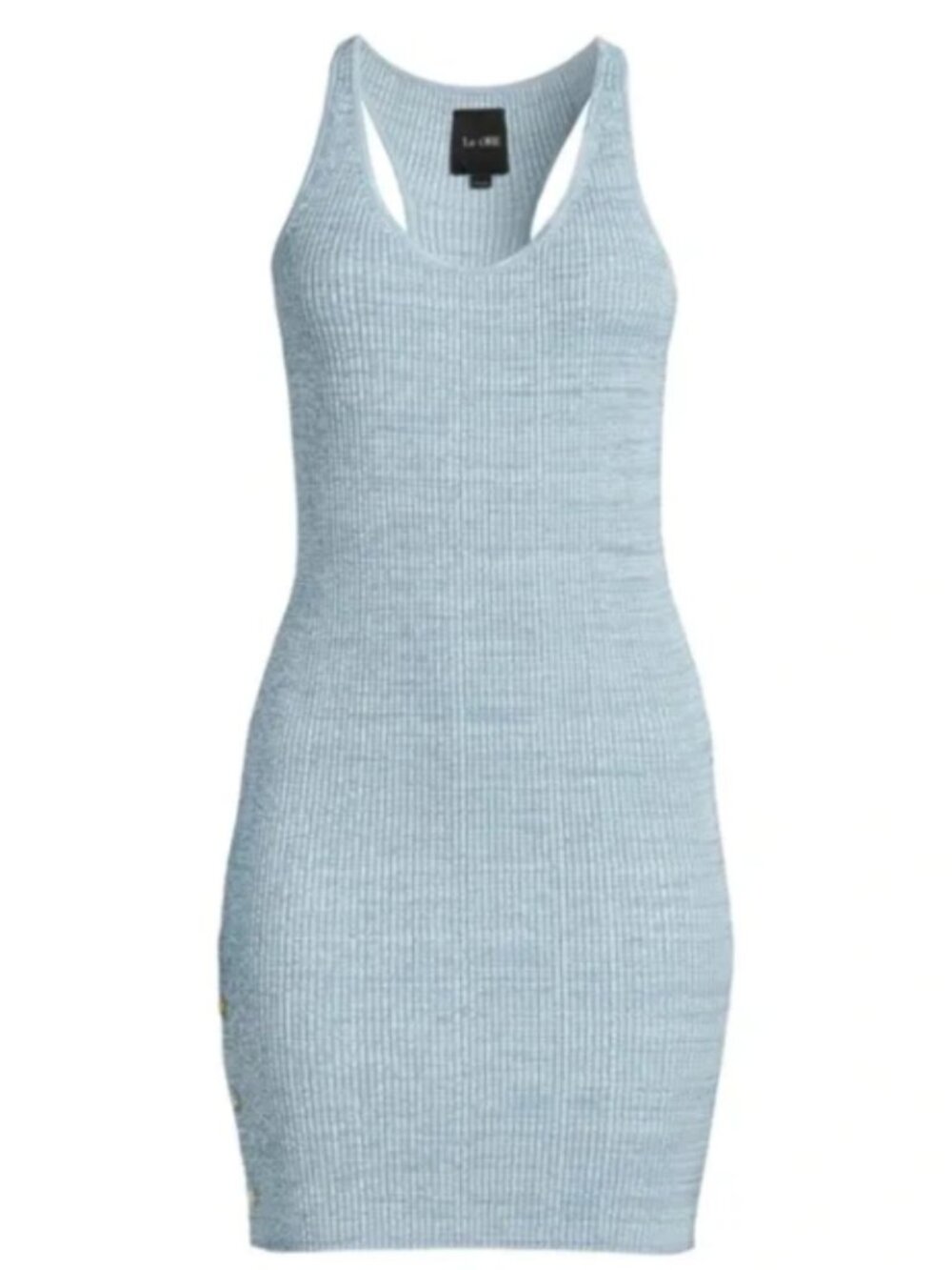 LE ORE Rimini Racerback Bodycon Mini Dress - Size Small - Blue/Gray - Picture 3 of 3